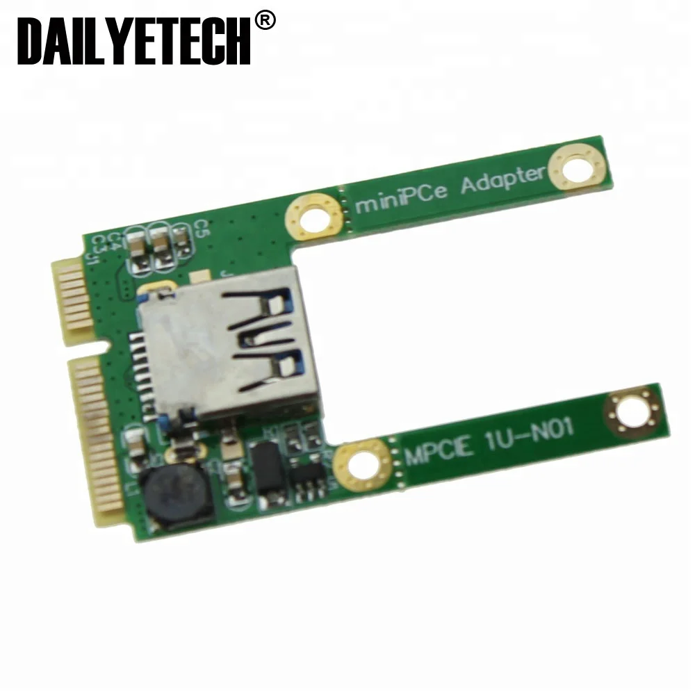 Mini PCI-E USB 3,0 адаптер Поддержка карт Reader USB от DAILYETECH