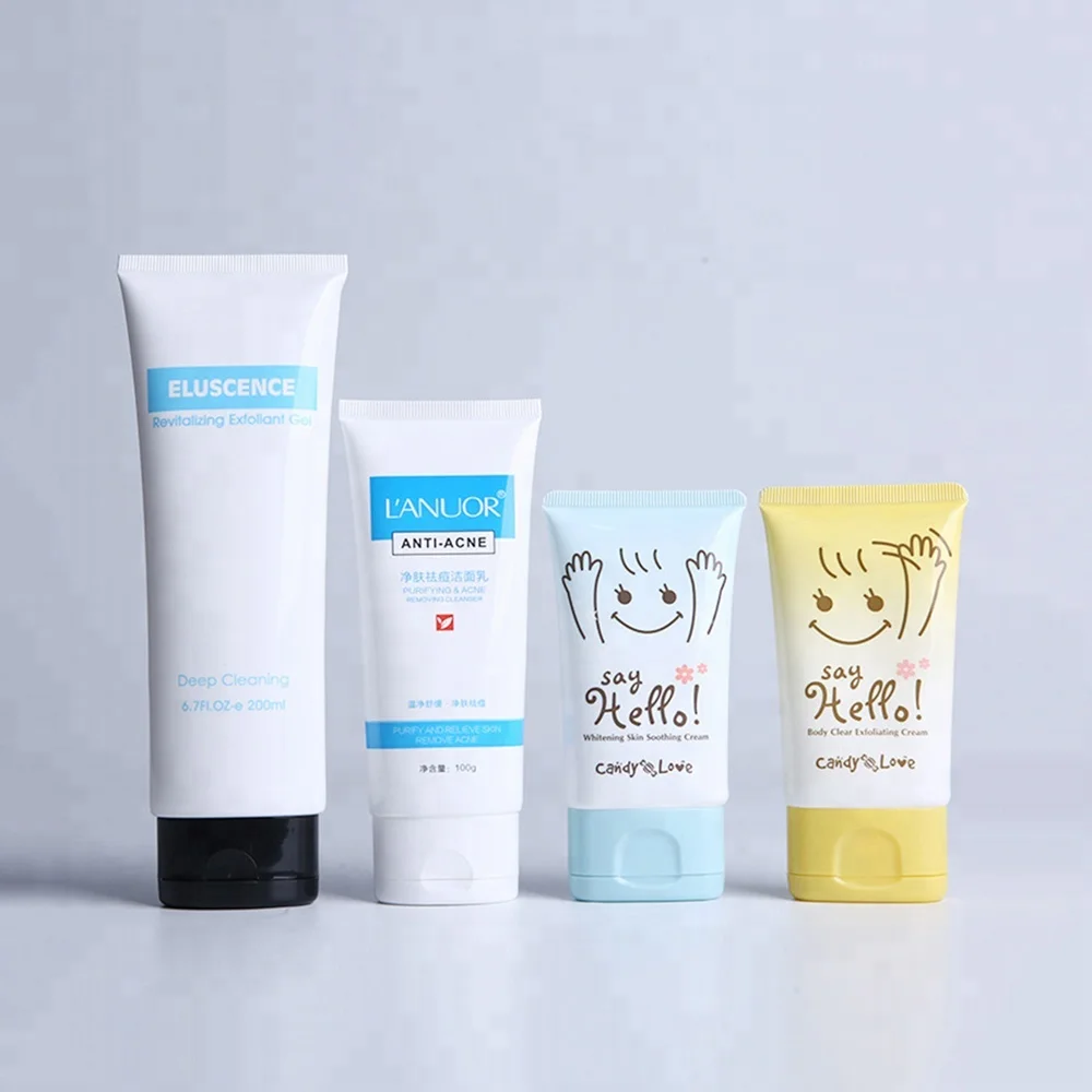 wholesale Small shampoo plastic tube for hotel body lotion tubes