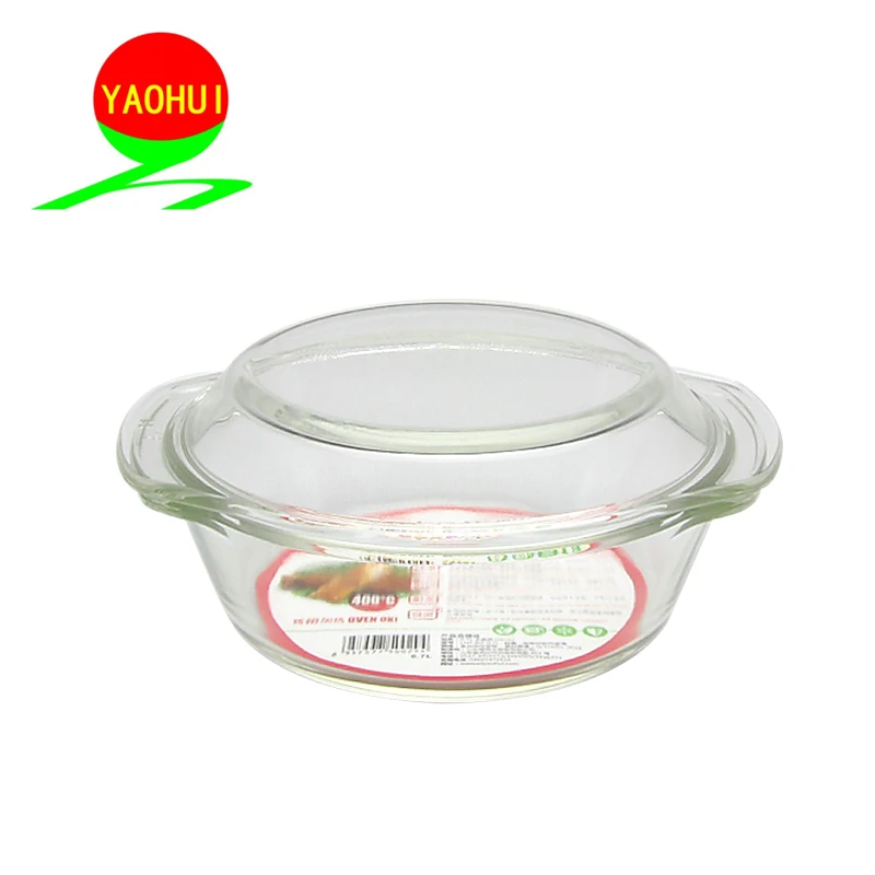 Non Stick Set Lid for Cookware and Kitchenware Quality Glass Food Pyrex Glass Cooking Pot Round with Handle Transparent Everyday