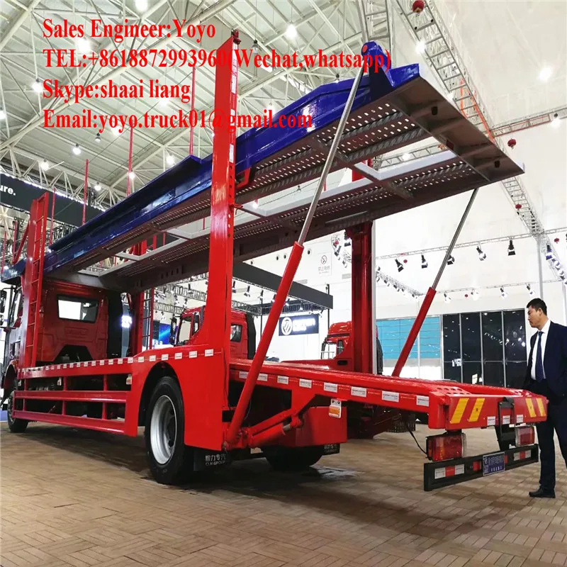 2017 Top Ranking small car trailer/ car towing trailer/ suv semi trailer load 4-8 cars for sale