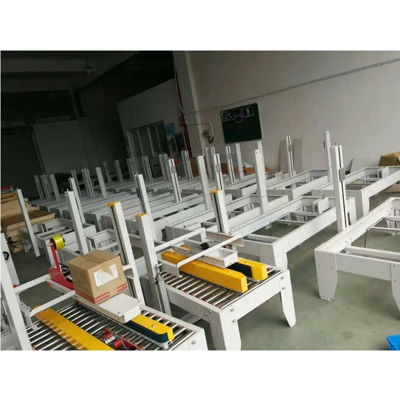 FM-FXZ500C Carton Box Case Sealing Machine Sealer  For Center Sealing Side Drive