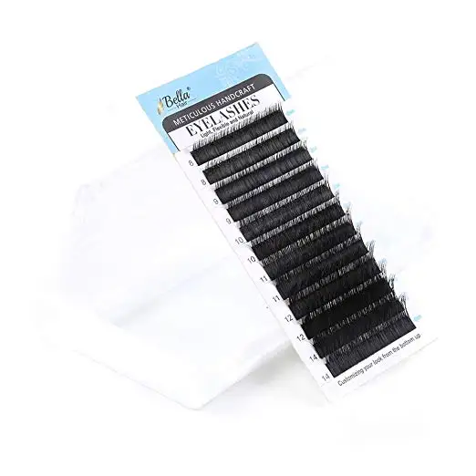 
Real Mink Eyelash Extensions B/C/D/J Curl Professional Salon Use Individual Volume Lashes 