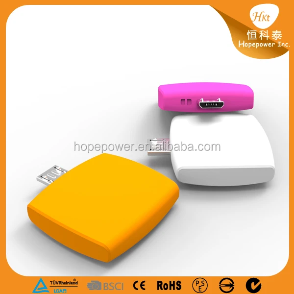 Portable Mini One Time Using Emergency 600mAh Mobile Phone Battery Charger power bank