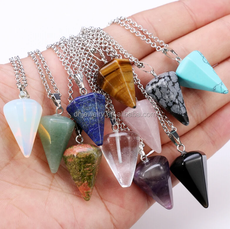 
pendulum crystal pyramid pendants 