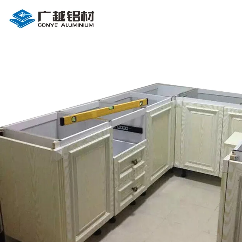 Furniture manufacturer of aluminum profile kitchen cabinet