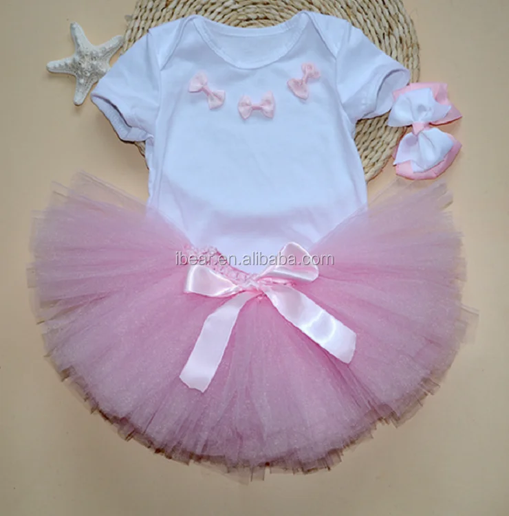 Wholesale Little Girls Princess  Simplicity baby Classic Elastic 2-layered Tulle Tutu Skirt