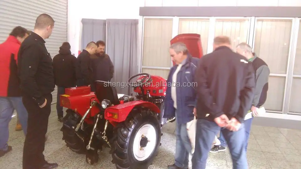 Hot sale CE approved 25hp, 30hp, 35hp small tractor with tiller disc plow and trailer