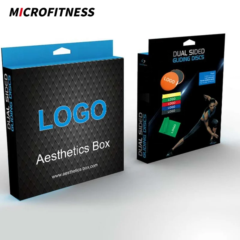 Fitness Combo Jump Rope Core Sliders Resistance bands Set