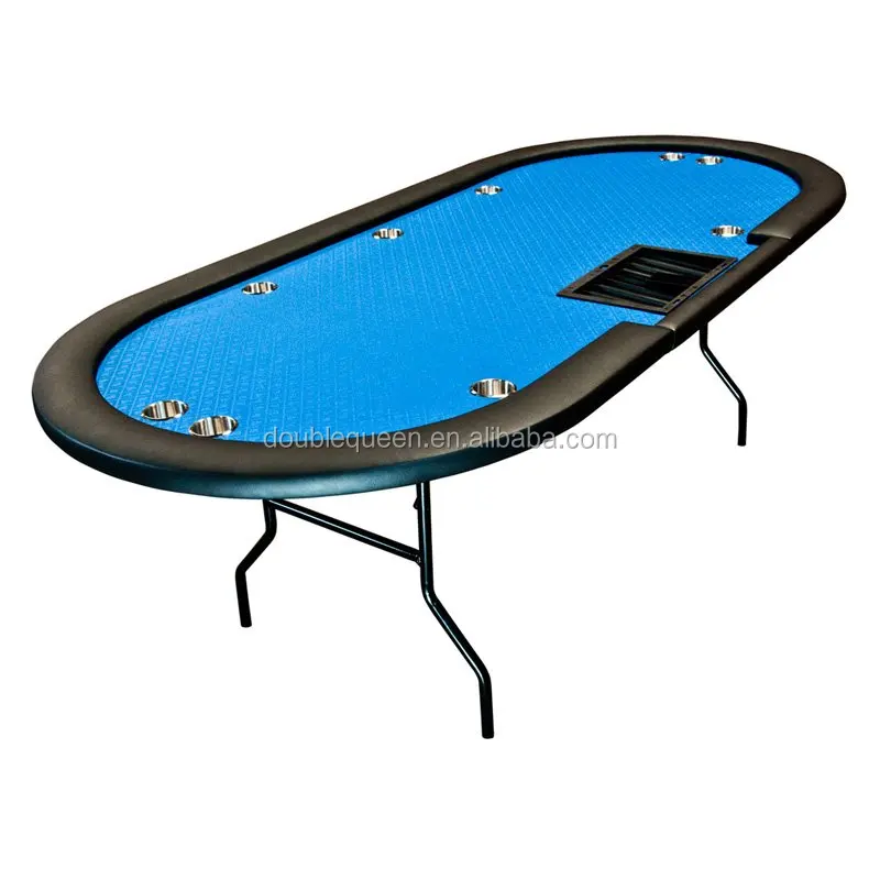 used poker tables with round iron tube legs
