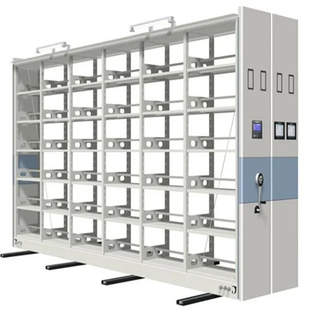 Office Mobile Compactor Storage System Steel Movable Shelving Racks