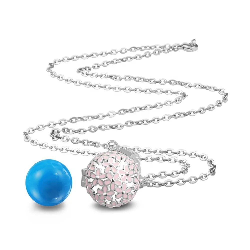 Musical Chime maternity pregnancy Harmony Bola angel callers cage necklace pendant