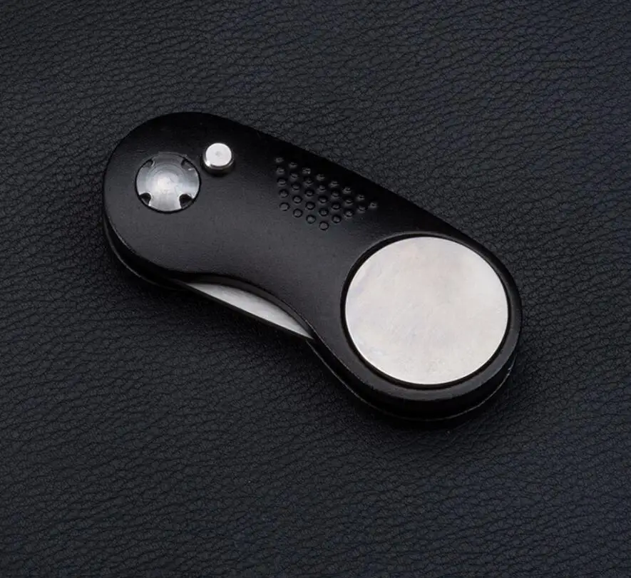 New Popular retractable Metal Golf Divot Tool with personalized Logo Ball marker