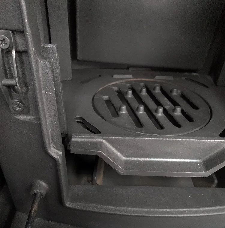 
EPA Approved 1200 Square Feet Cast Iron Wood Burning Stove Enamel Black 