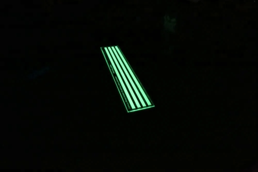 Factory Price Glow in the dark Insert Anti Slip Green Stair Nosing luminescent Strip