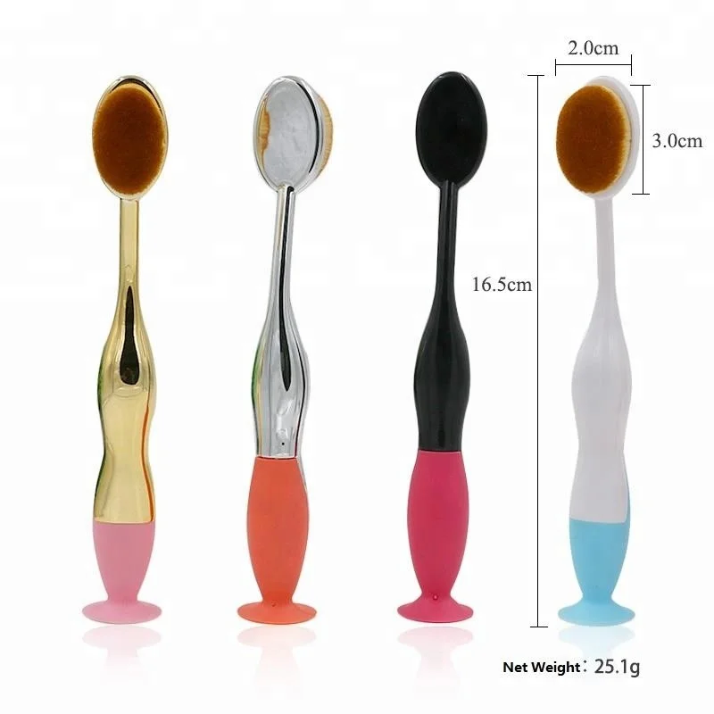 DW Tooth brush Private Label Foundation Powder Single Brush Makeup Brush