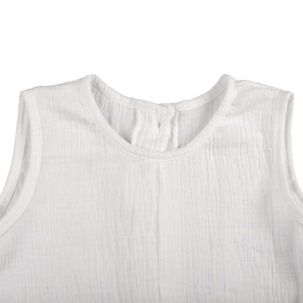 
Solid color newborn romper toddler girl organic cotton one piece ruffle romper 