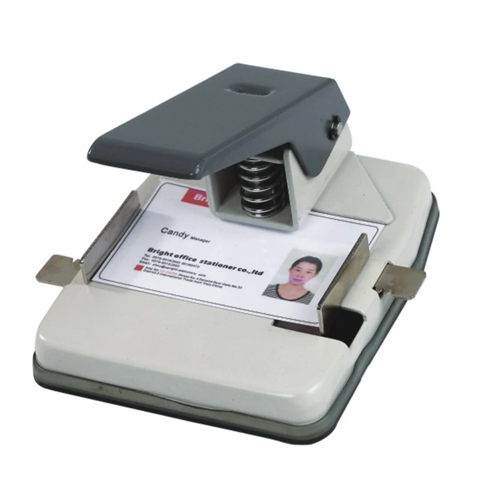 Ручной металлический Дырокол с логотипом под заказ, профессиональные офисные переплетные принадлежности