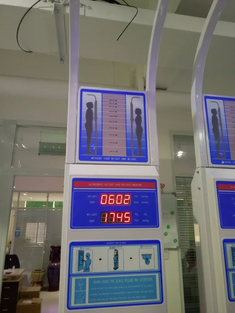 DHM-15B Wrist Blood Pressure Meter Measuring Body scale Cutting Board height and weight scales balance scale cutting board