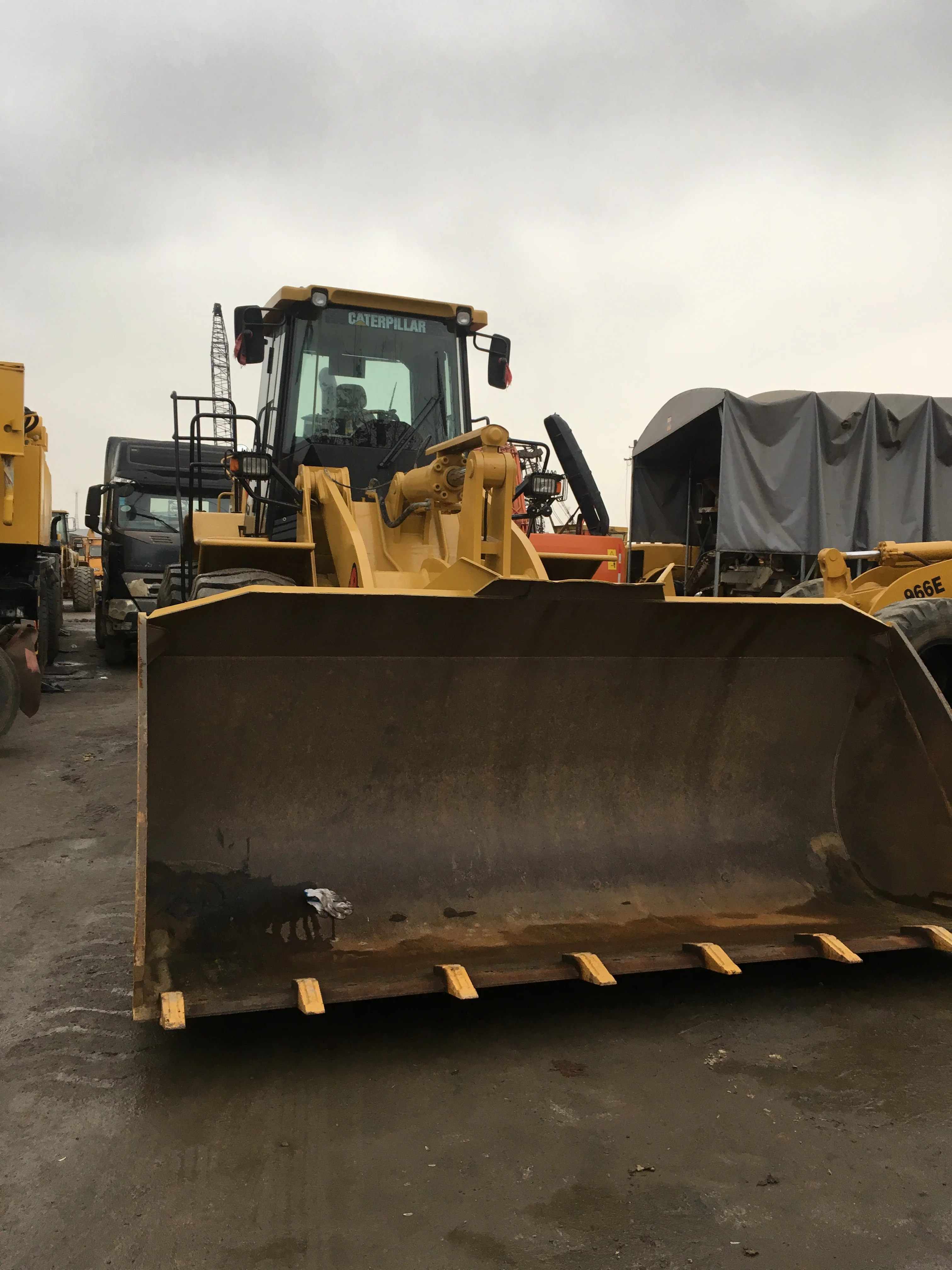 Б/у оригинальный колесный погрузчик Caterpillar CAT 966h в хорошем состоянии