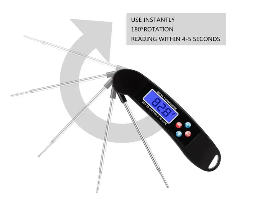 Mini Meat Thermometer BBQ Digital Food Thermometer