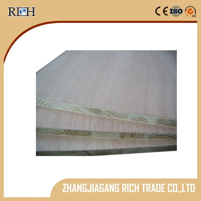 
19mm laminated wood block board with vietnam eucalyptus core veneer 