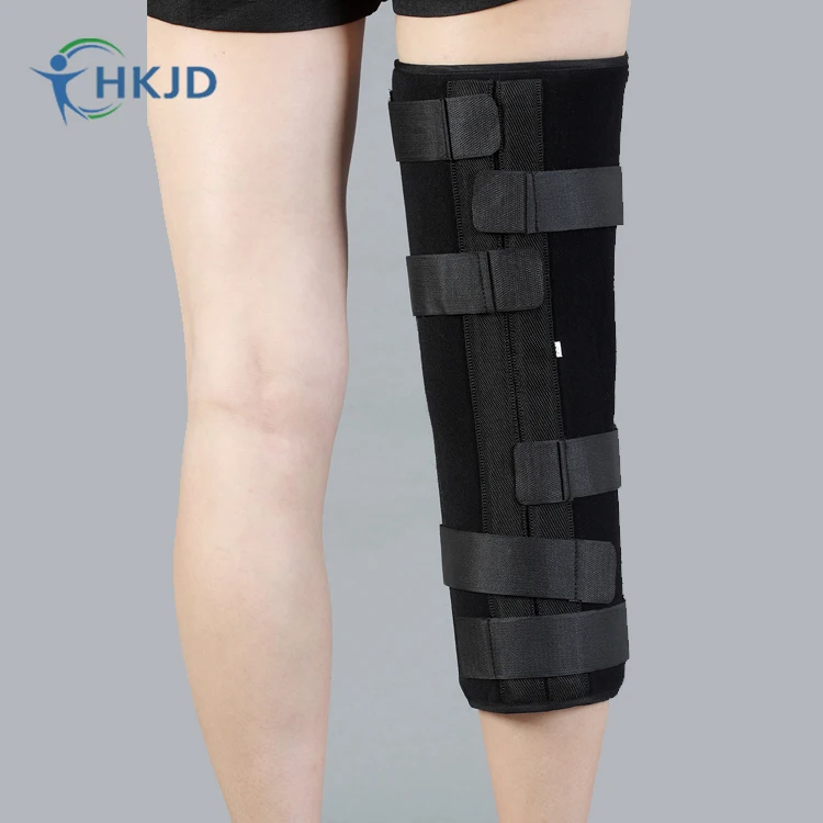 HKJD Tri-Panel Knee Immobilizer Brace ,3-Panel Knee Brace Leg Brace/Stabilizer Support Splint For Knee Fractures Arthritis