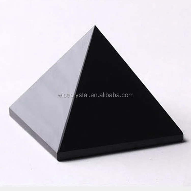 Quartz positive energy healing obsidian crystal pyramid Wholesale chakra