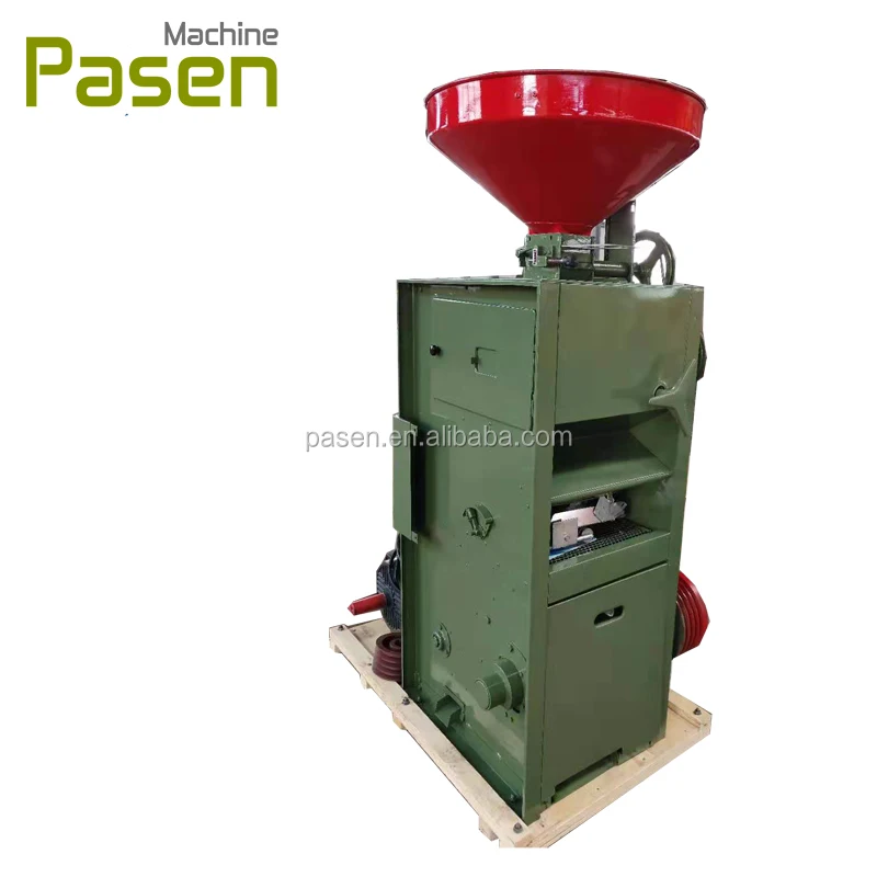 Horizontal rice whitener machine / mini rice mill with polisher / whitener for rice polisher