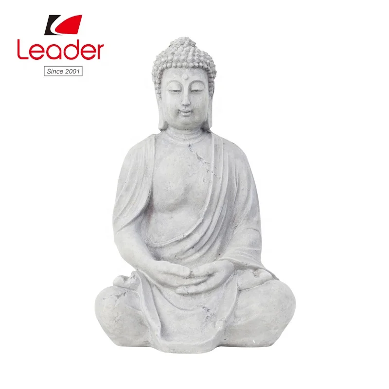 2019 New Polyresin Outdoor Buddha Statues with LED Light Buddha Water fountain