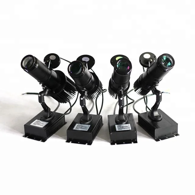 Guangzhou factory wholesale 30w led gobo projector lens light 12v for advertising