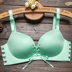 Wholesale Sexy Lingeries one piece bra cup Padded Wireless Candy women Underwear Extreme push up Bra