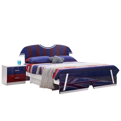 New design children furniture kids bed MDF football bed function bed for boys wholesale in Foshan