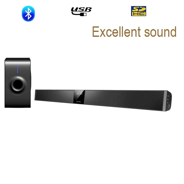 
2.1ch sound bar and soundbar for TV with Bluetooth FM SD card Aux coaxial with wireless subwoofer 20wx2+40w(Model:LY-SB993) 
