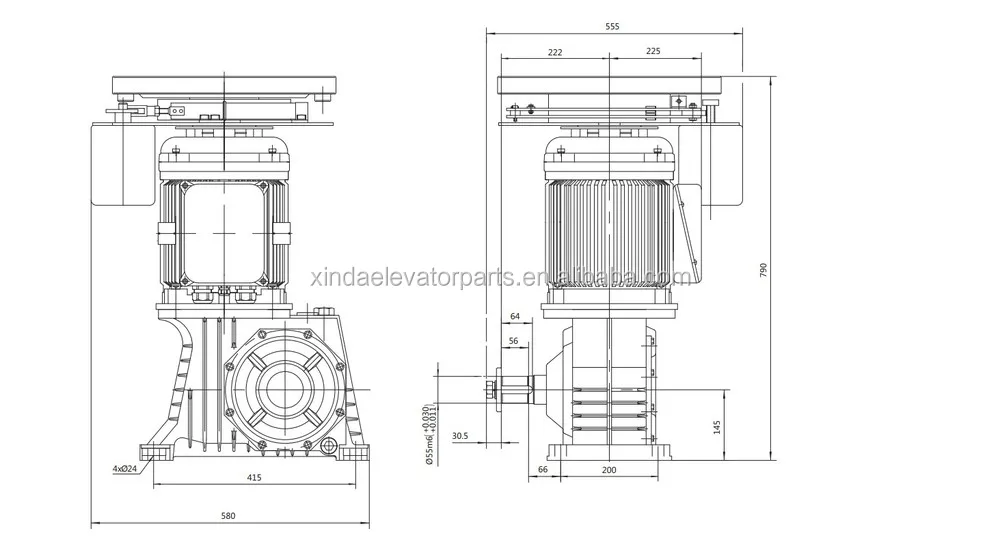 Electrical Part Geared Motor Elecon Gear Boxes