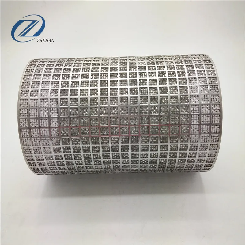 Customized perforated stainless steel wire mesh cylinder/pipe/tube filter
