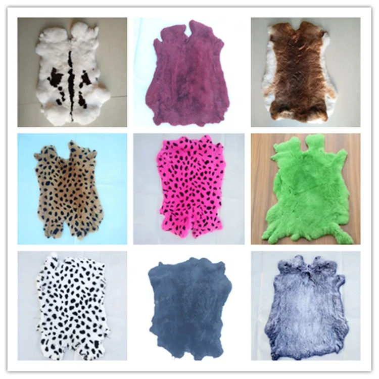 Clothing Accessories High Quality Chinchilla Color Rex Rabbit Fur Genuine Grade A Rex Rabbit Fur Skin Hide Rex Rabbit Fur
