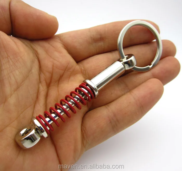 4 models Auto Racing Tuning Part snubber Adjustable Coilover Shock Absorber Spring keychain keyring