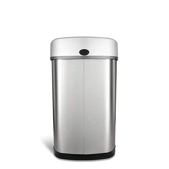 50L stainless steel sensor household garbage bin wholesale trash can with sensor high-tech classic electronic bin