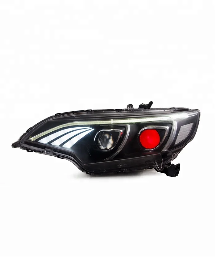 VLAND factory wholesales Sequential LED headlight for 2014-up fit  jazz head lamp