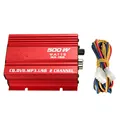 New Arrival 500w 12V Mini 2CH HiFi Stereo Car Power Amplifier MP3 Audio Speaker USB