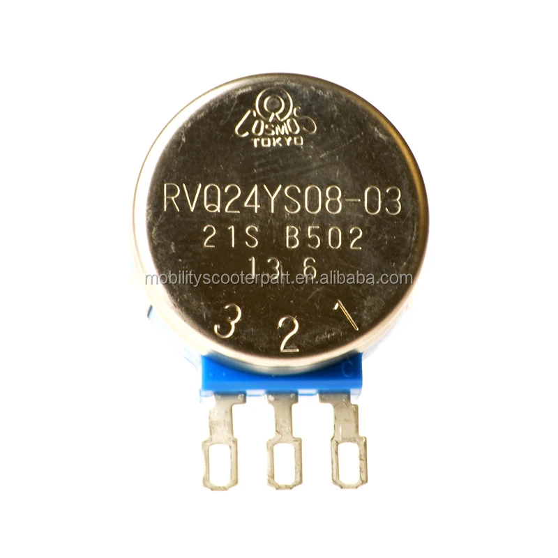 TOCOS RVQ24YS0803-21S Throttle Potentiometer 5KVR Pot for mobility scooter electric handicapped scooters