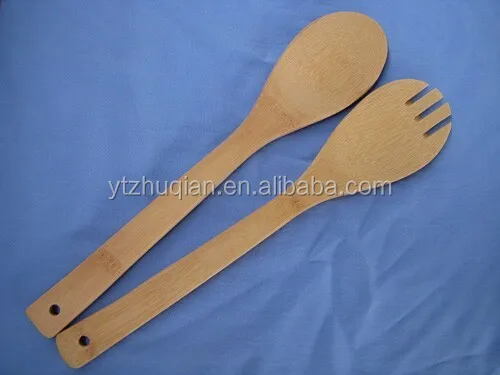 Kitchen cooking customized size tool bamboo kichen untesils set