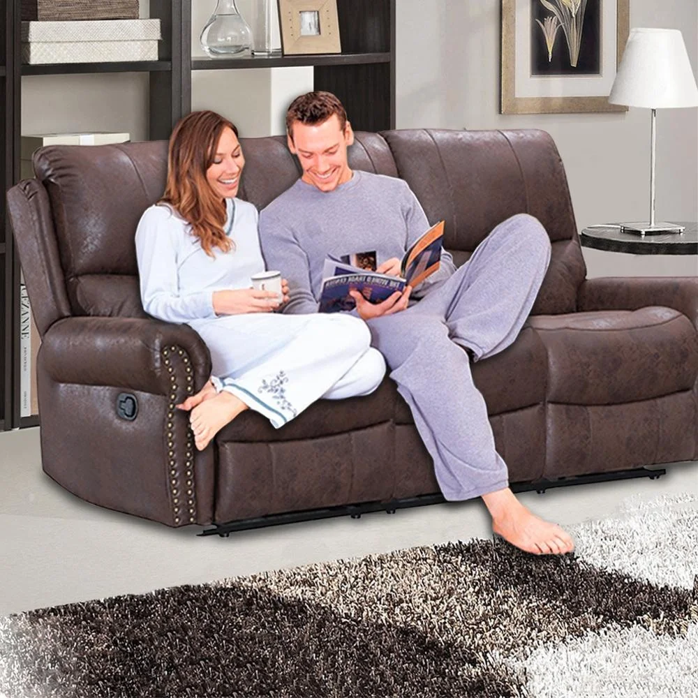 American Style Leather Sofa Couch Cinema Recliner Sofa for Living Room