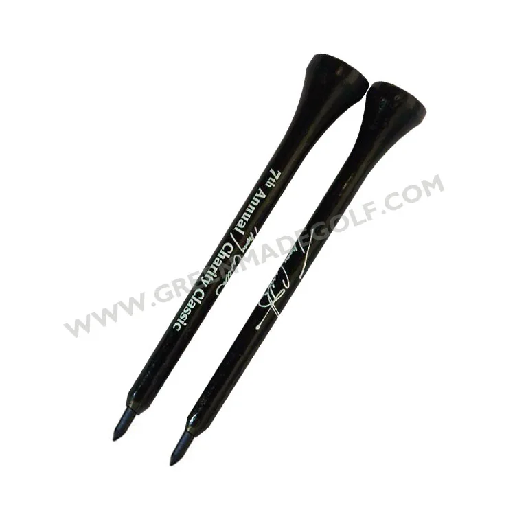 Logo printed bamboo pencil golf tee wooden golf pencil