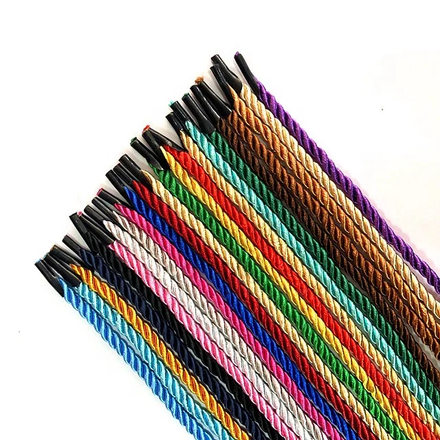 
Twisted rope plaited bag cord three strand 5mm shopping bag rope handle 