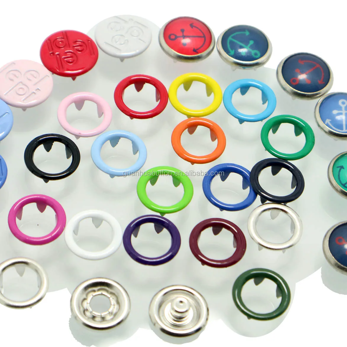 Под заказ, оптовая продажа, модное кольцо с жемчугом, четыре части, пресс, металлическая защелка