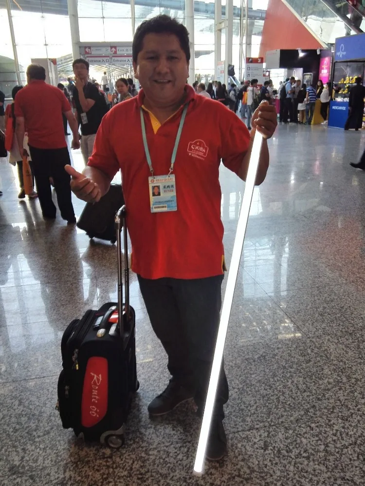 2ft 600mm 9W battery powered led tube lights G13 single ended rechargeable tube light for factory Carpark Warehouse