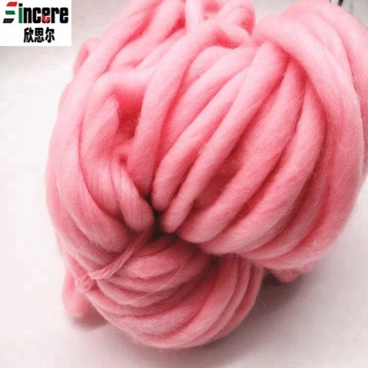 100% Polyester Super bulk chunky roving Iceland yarn For knitting