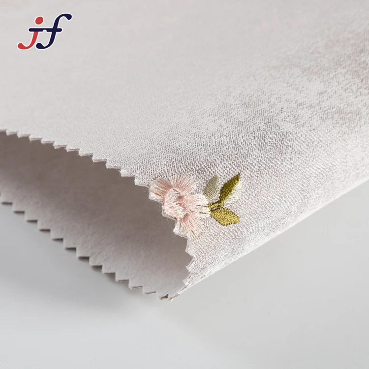 Modern Minimalism Style Embroidered Coated Environmental Decoration Cloth Wallpaper For Wall