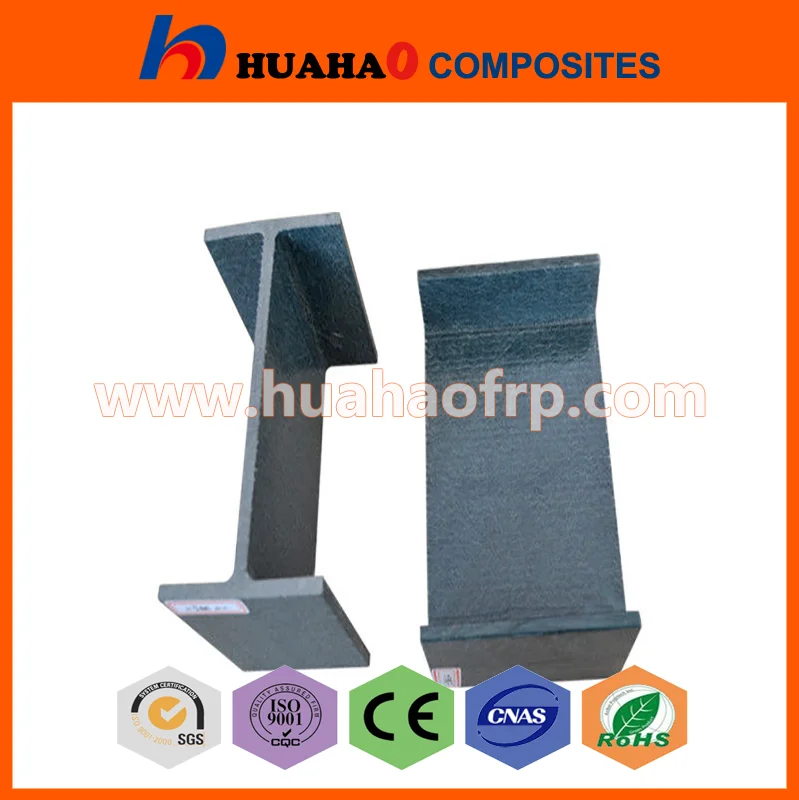 Стеклоткани Я Пучка, High Strength fiberglass i-beam Красочные УФ Прочный Производитель FRP Pultruded Я-балки